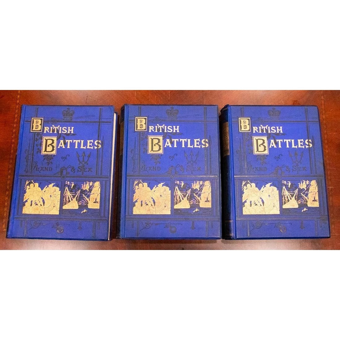 James Grant / 1891 British Battles On Land & Sea Knights Templar American - 6