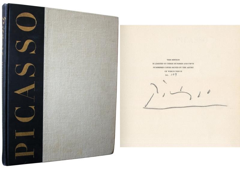 Pablo Picasso Signed Book Limited Edition /350 Copies (PSA LOA): Profession: Art,Signed by: Pablo Picasso,Signed: Yes,Autograph Authentication: Professional Sports (PSA/DNA),Original/Reproduction: Original,Country of Origin: United States 