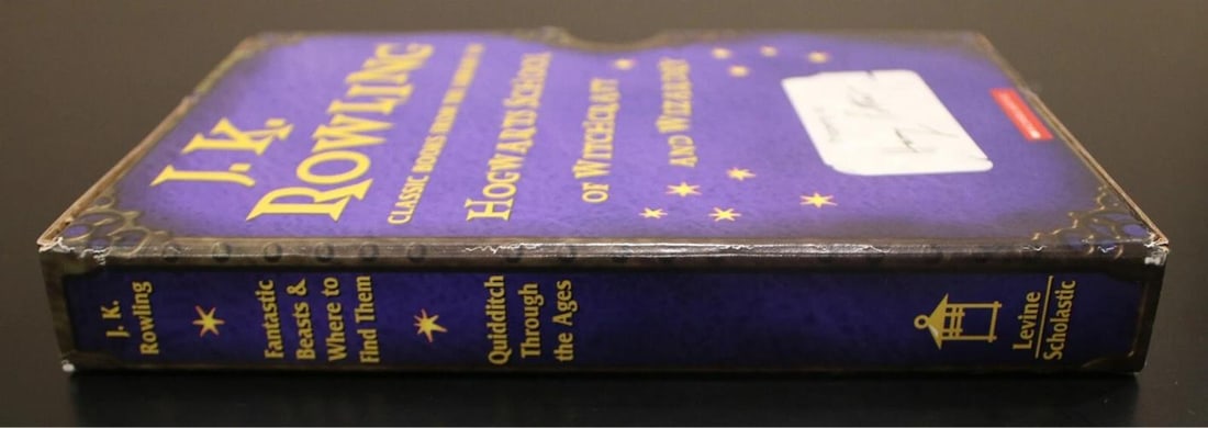 J. K. Rowling Signed Set Of 2 Harry Potter Books~ "Fantastic Beasts and Where to Find Them" & "Qu... - 9