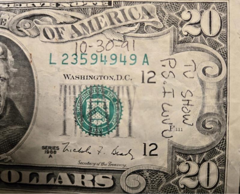 Donald Trump Signed Twenty Dollar Bill (JSA LOA) - 6