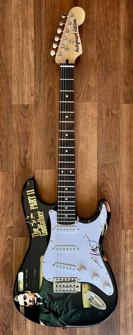 AL PACINO Signed Custom Guitar THE GODFATHER Part II JSA LOA) - 3