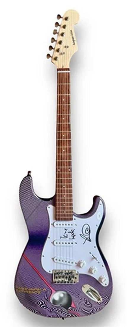 Kevin Parker Signed Custom Guitar Tame Impala (JSA) - 2