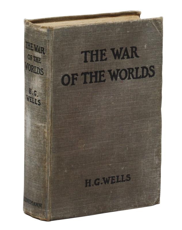 The War of the Worlds by H.G. WELLS ~ First Edition 1898 ~ 1st State ~ Aliens HG (1 of 6)