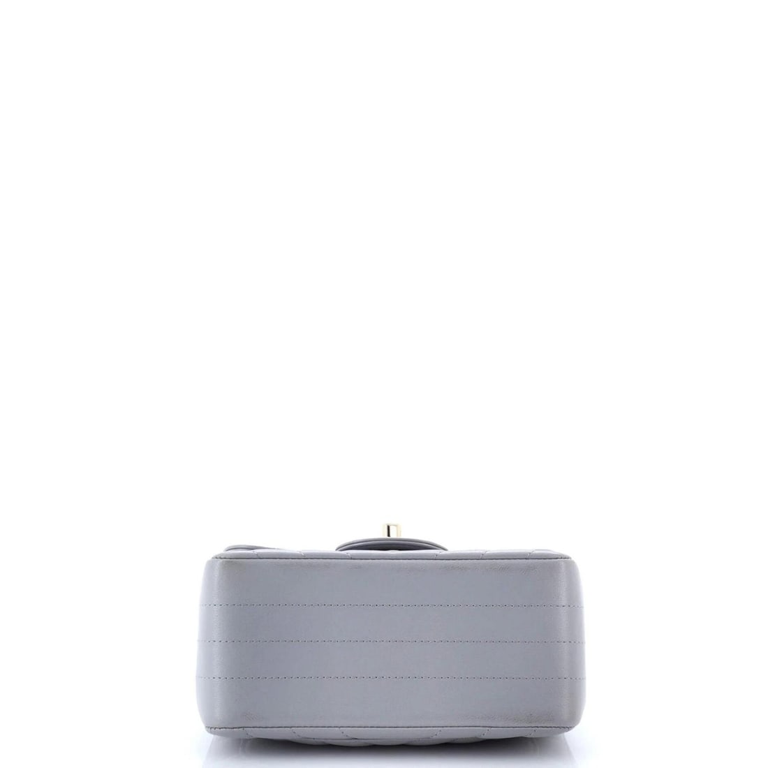 Chanel Square Classic Single Flap Bag Chevron Lambskin Mini - 5