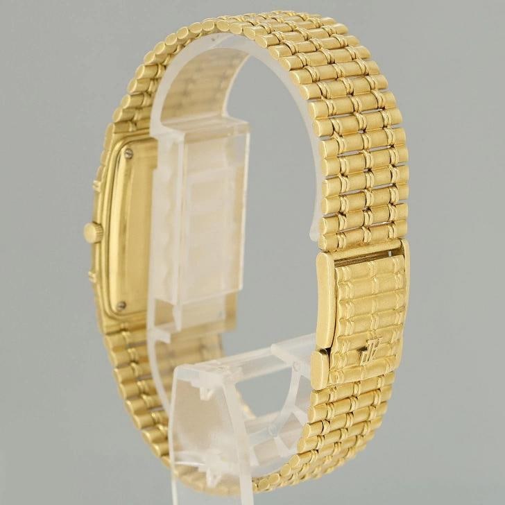 Mens 1980s Audemars Piquet Bamboo 27mm 18k Yellow Gold Motif Dial Mechanical - 4