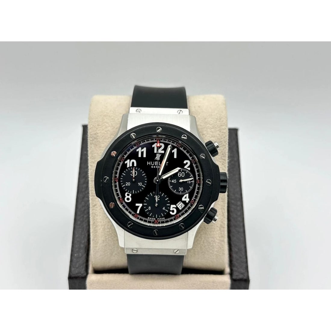 Hublot Super B Black Magic Chronograph 1926.10 42mm Stainless Steel (1 of 7)