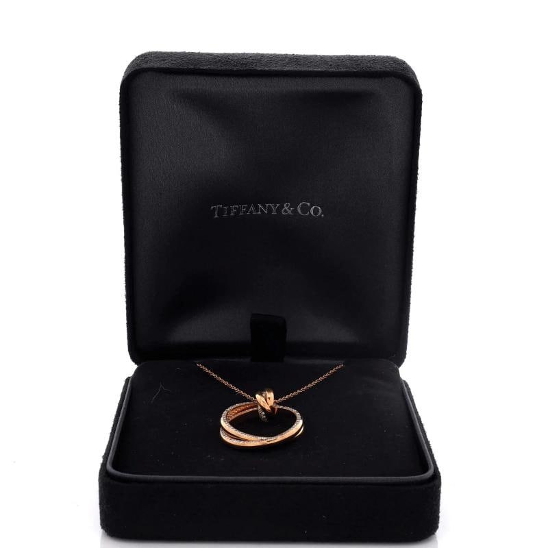 Tiffany & Co. Paloma Picasso Melody Circle Pendant Necklace 18K Rose Gold - 2