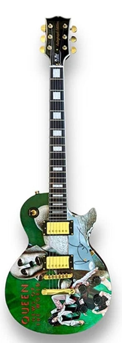 Brian May Signed Custom Guitar QUEEN (JSA) - 2