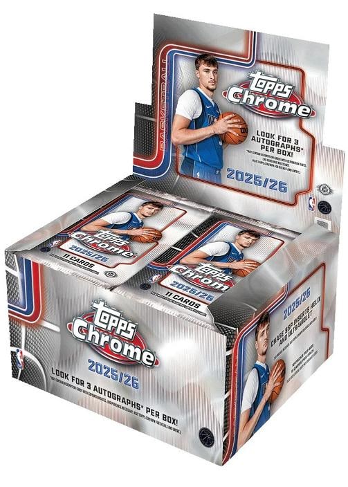 2025/26 Topps Chrome Basketball Jumbo Box: Condition: New/Factory Sealed: A brand-new, unused, unopened, undamaged item (including handmade items). See the seller's listing for full details. ,Sport: Basketball,League: National Basketball