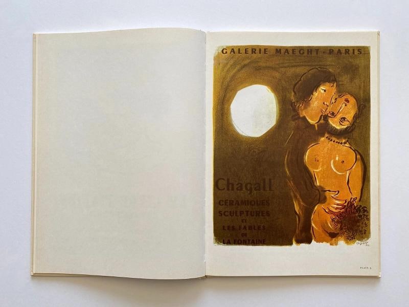 MARC CHAGALL " POSTERS & PERSONALITY " RARE 1966 1ST ED LITHOGRAPH PRINT XL BOOK - 4