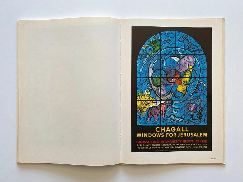 MARC CHAGALL " POSTERS & PERSONALITY " RARE 1966 1ST ED LITHOGRAPH PRINT XL BOOK - 9