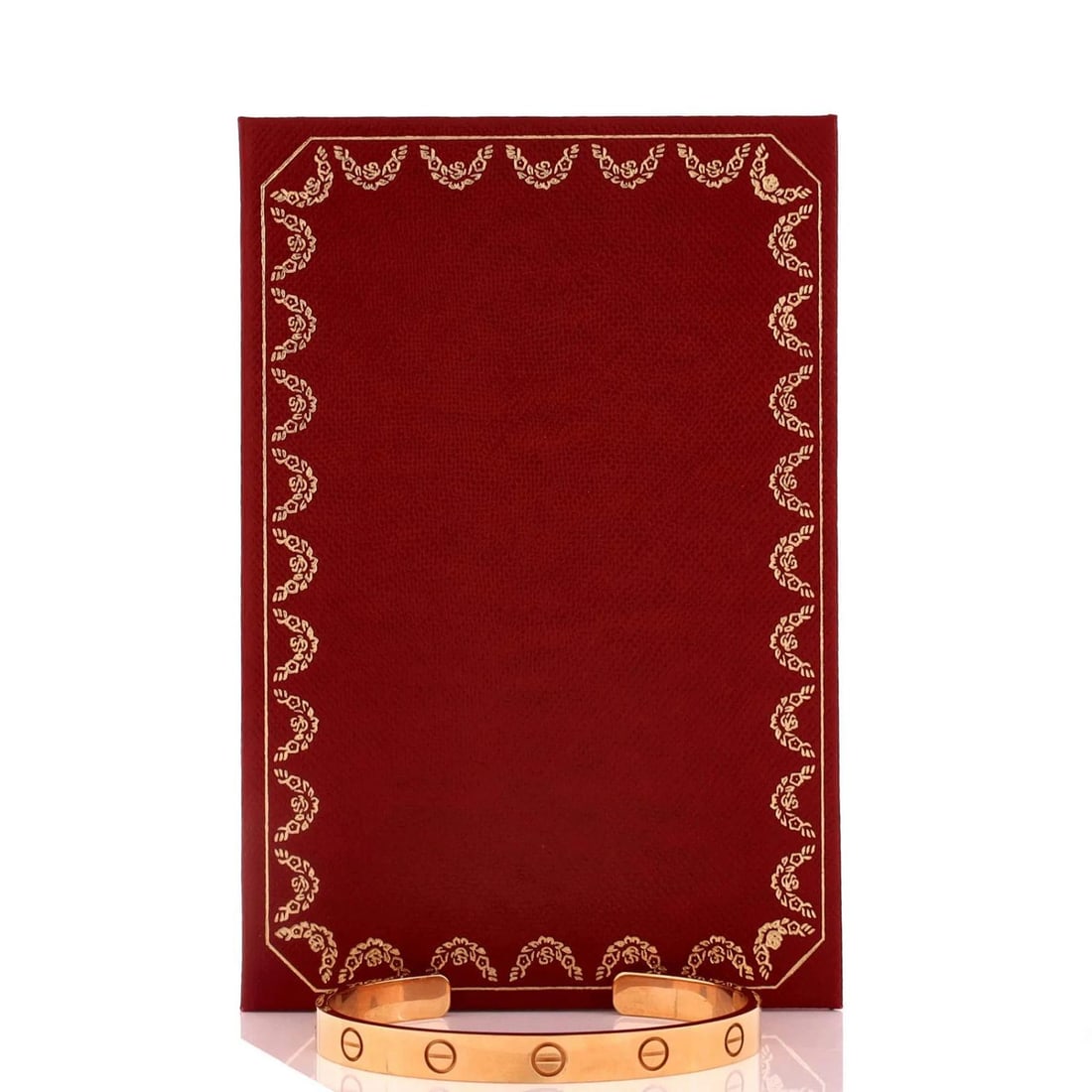 Cartier Love Cuff Bracelet 18K Rose Gold - 2