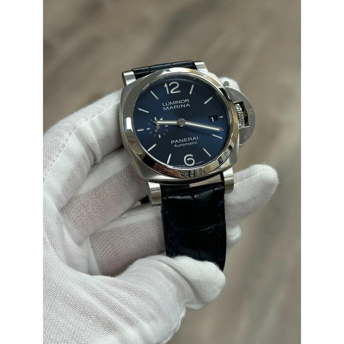 Panerai Luminor PAM01270 PAM 1270 40mm Blue Dial Stainless Steel Box Paper - 2