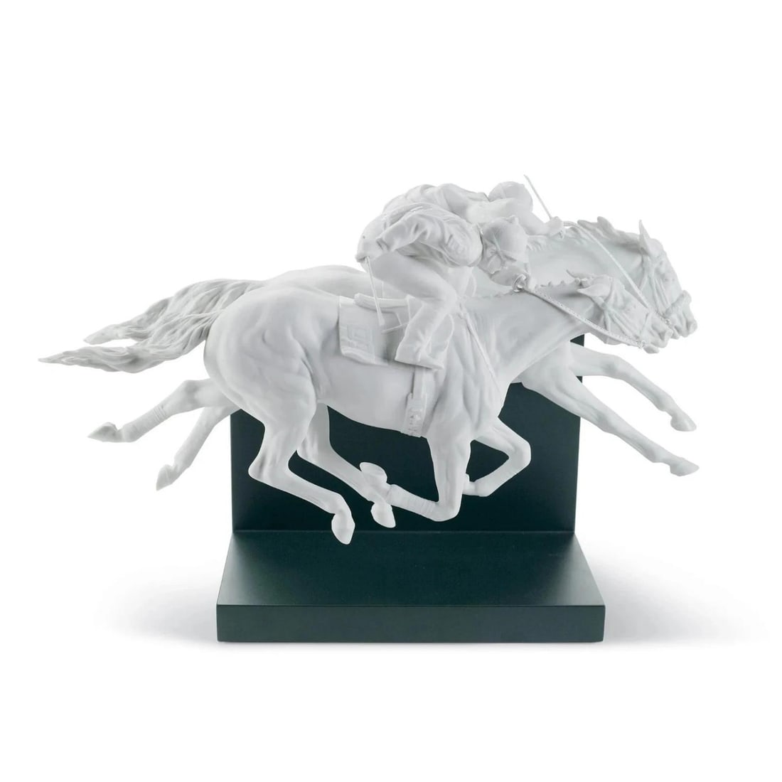 Lladro Horse racing Sculpture Limited Ref. 01009746: Condition: New: A brand-new, unused, unopened, undamaged item in its original packaging (where packaging is applicable). Packaging should be the same as what is found in a retail store, unless the ite
