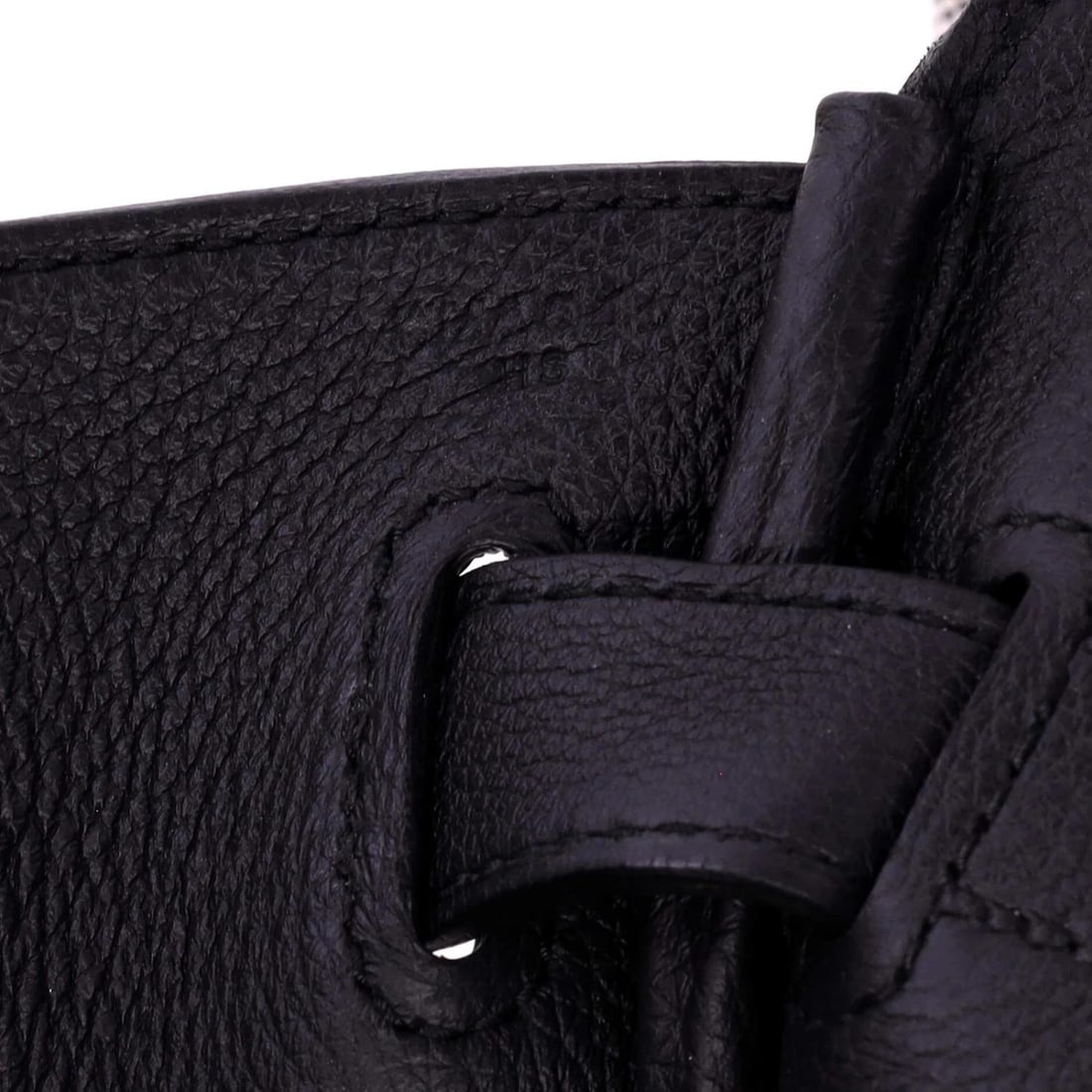 Hermes HAC Birkin Bag Criss Cross Toile and Black Evercolor with Palladium - 7