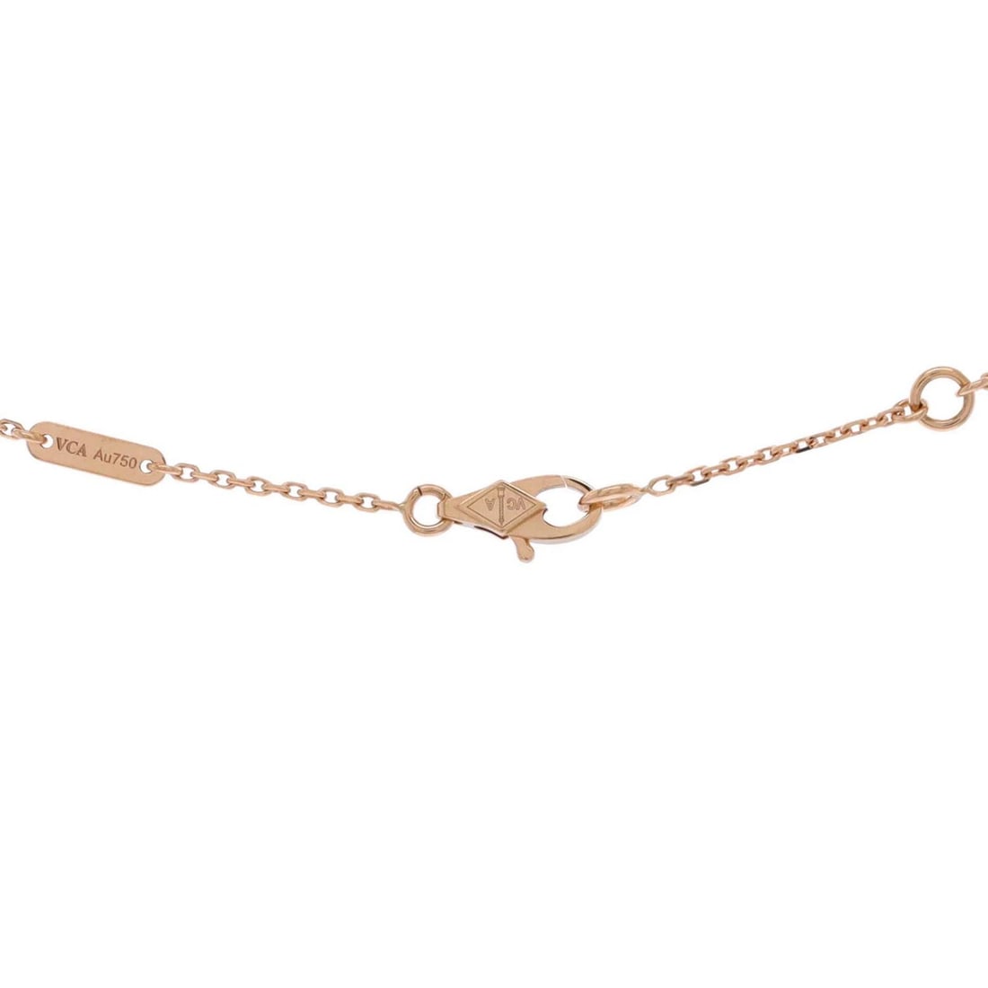 Van Cleef & Arpels Sweet Alhambra Heart Pendant Necklace 18K Rose Gold - 3