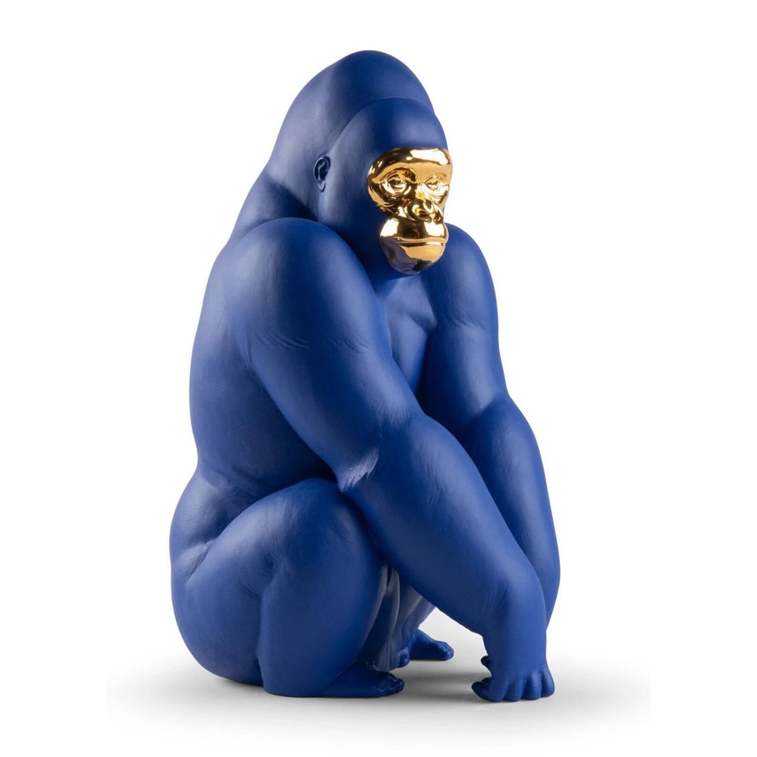 NEW LLADRO LIMITED ED. BLUE-GOLD GORILLA SCULPTURE #9403 BRAND NIB LARGE RARE FS: Condition: New: A brand-new, unused, unopened, undamaged item in its original packaging (where packaging is applicable). Packaging should be the same as what is found in a retail store, unless the