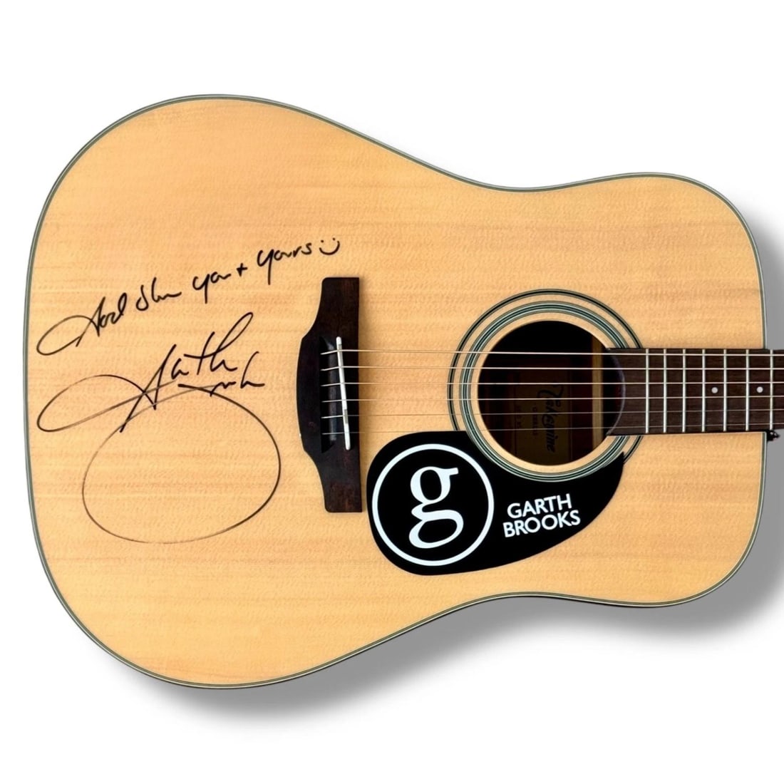 Garth Brooks Signed Guitar JSA COA Takamine G-Series Friends In Low Places (1 of 5)