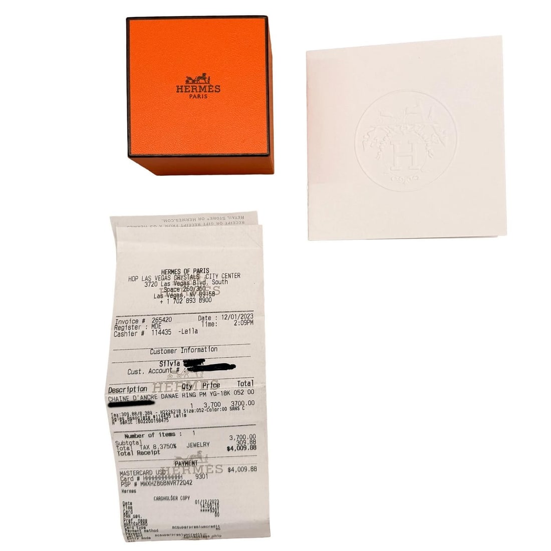 Hermes Yellow Gold Chaine d'Ancre Danae Ring - 6