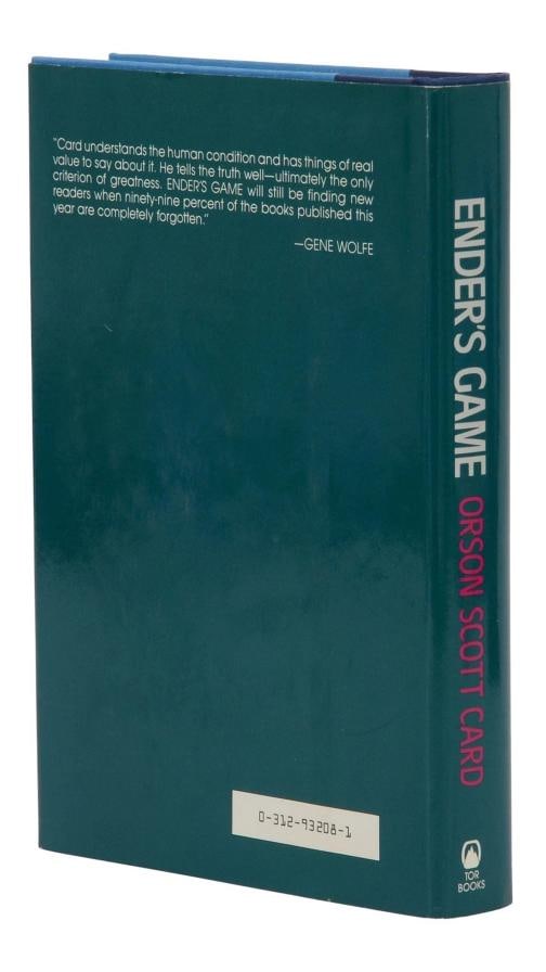 Ender's Game ~ ORSON SCOTT CARD ~ First Edition ~ 1st Printing 1985 ~ Enders - 2