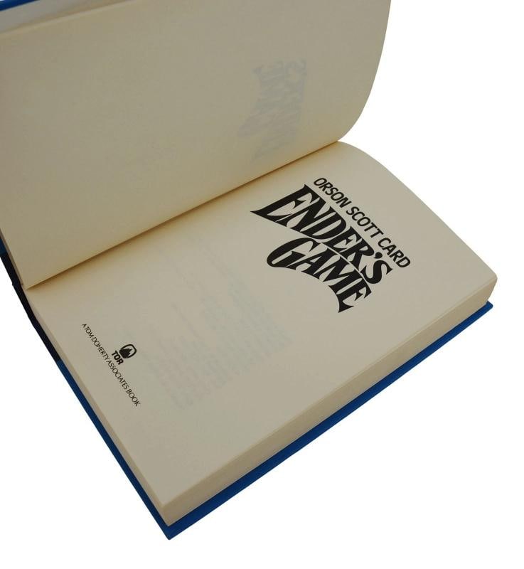 Ender's Game ~ ORSON SCOTT CARD ~ First Edition ~ 1st Printing 1985 ~ Enders - 7