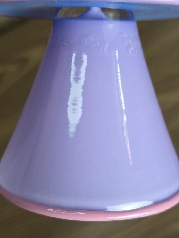 Lino Tagliapietra & Thomas Buechner III Signed Vintage Murano Art Glass Vase~(12"H x 4"W) - 5