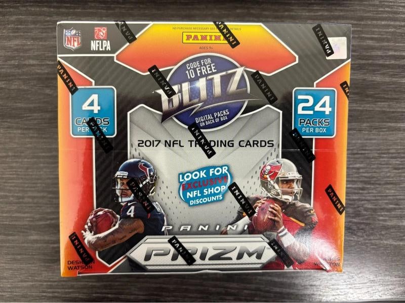 2017 Panini Prizm Football NFL Factory Sealed Trading Cards 24-Pack Retail Box (1 of 2)