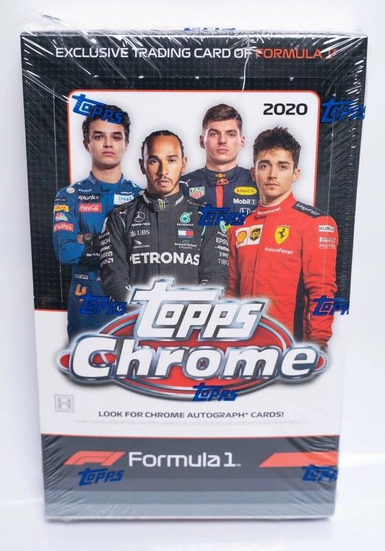 2020 Topps Chrome F1 Formula 1 Factory Sealed Hobby Box Hamilton Verstappen HOT: Condition: Ungraded - Near Mint or Better: Not in original packaging or professionally graded ,Graded: Yes,Sport: Auto Racing,Country of Origin: United States 