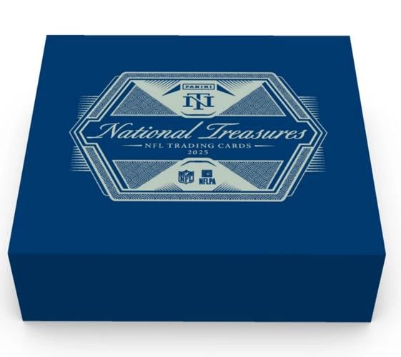 2025 Panini National Treasures NFL Factory Sealed Hobby Box (1 of 10)