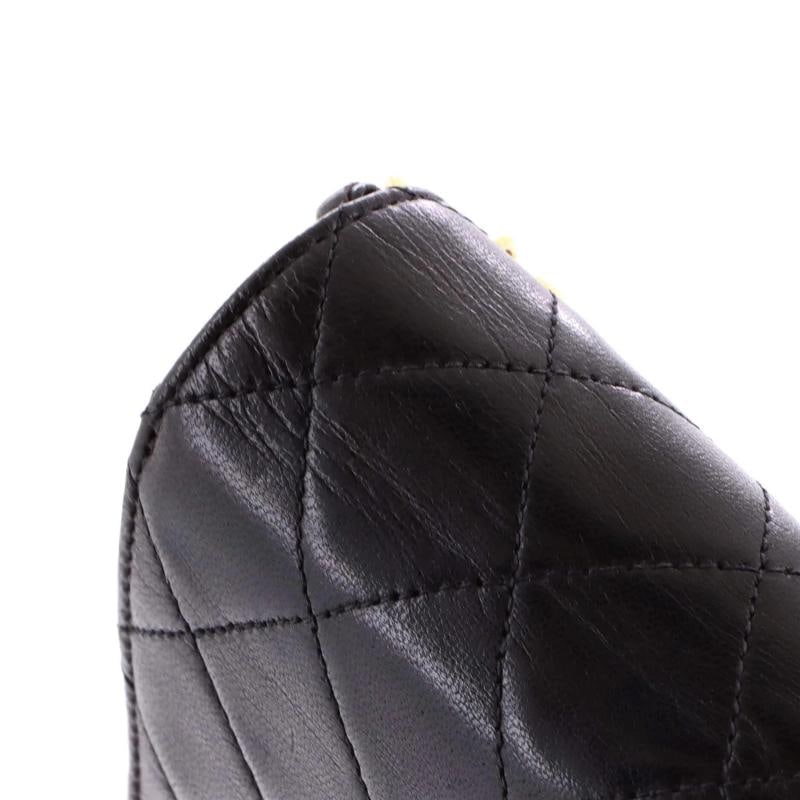 Chanel Vintage Full Flap Bag Quilted Lambskin Mini - 6