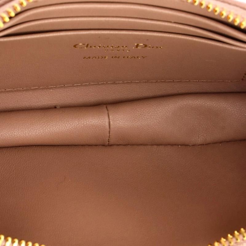 Christian Dior Caro Flap Double Pouch Crossbody Bag Cannage Quilt Calfskin - 4