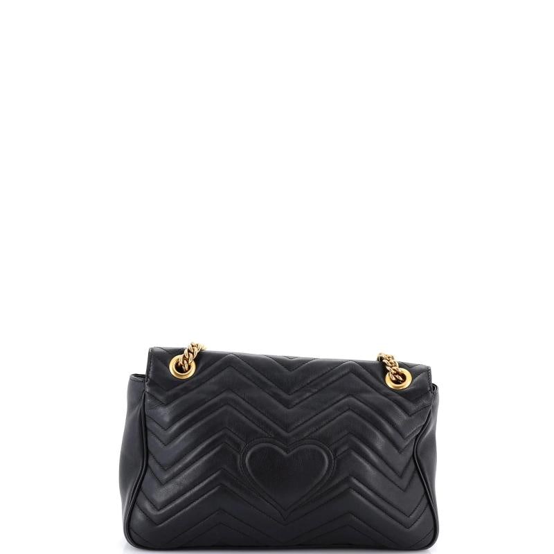 Gucci GG Marmont Flap Bag Matelasse Leather Medium - 2