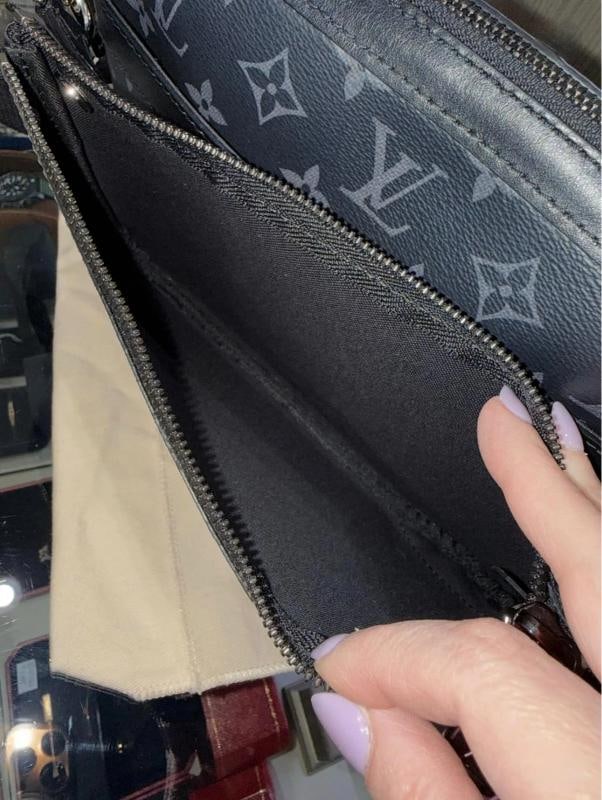 Louis Vuitton Trio Messenger Bag in Monogram Eclipse Reverse Canvas - 10