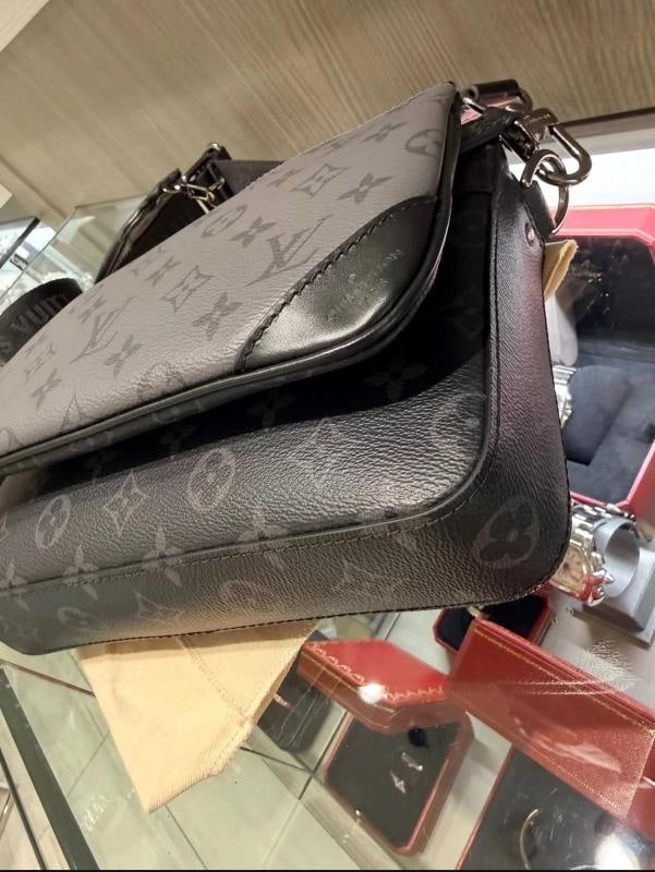 Louis Vuitton Trio Messenger Bag in Monogram Eclipse Reverse Canvas - 9