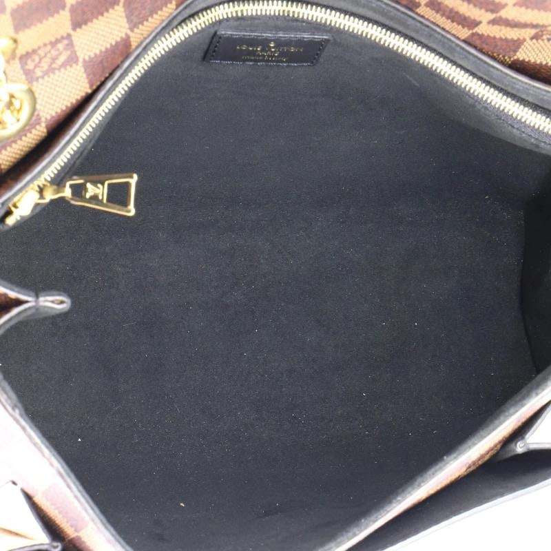 Louis Vuitton Vavin Handbag Damier with Leather PM - 4
