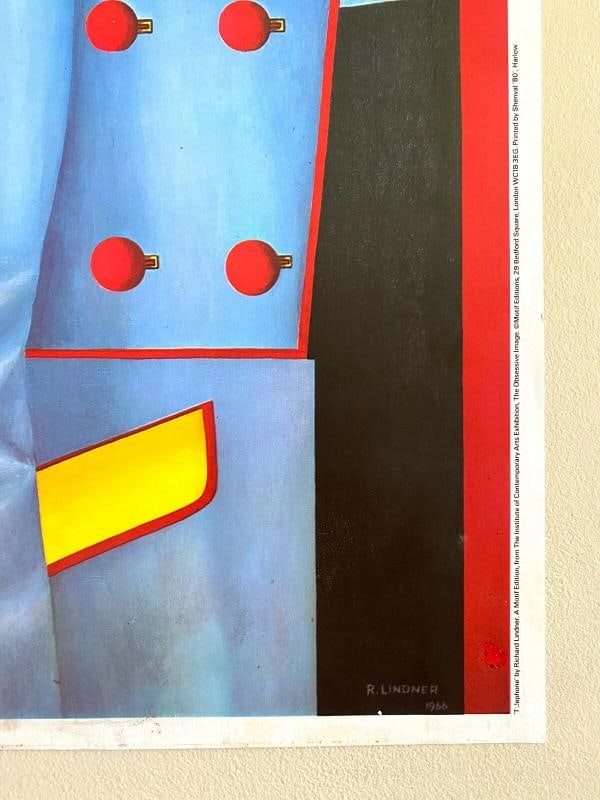 RICHARD LINDNER RARE 1980 LITHOGRAPH PRINT POP ART EXHBT POSTER "TELEPHONE" 1966 - 12