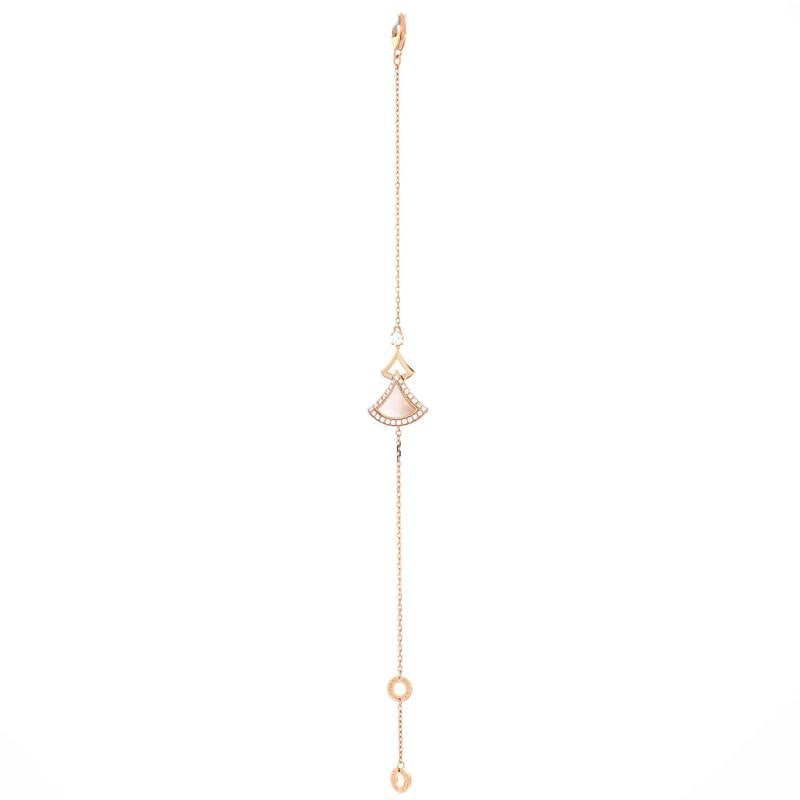 Bvlgari Divas' Dream Double Bracelet 18K Rose Gold with Mother of Pearl - 3