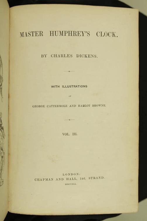 Charles Dickens / Master Humphrey's Clock 1st Edition 1840 - 20