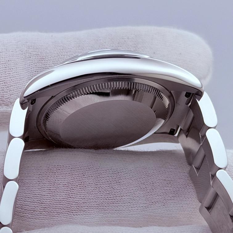 Rolex Oyster Perpetual Air King 114200 34mm Blue Dial Stainless Steel Box Papers - 7