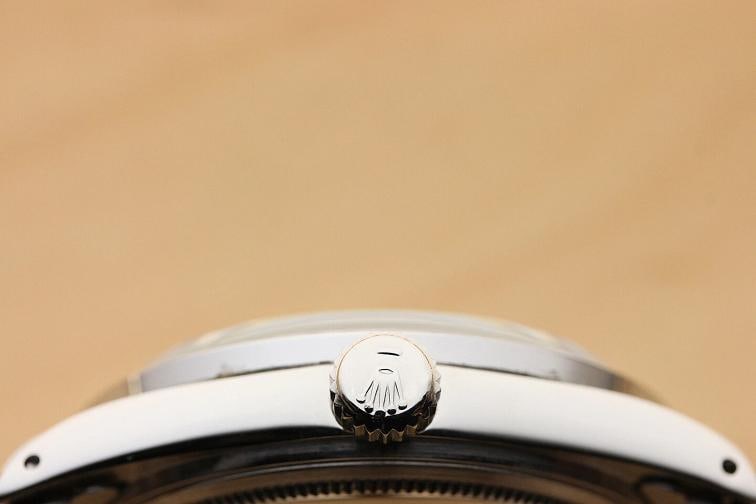 MENS ROLEX DATEJUST ICE BLUE 18K WHITE GOLD DIAMOND & STAINLESS STEEL WATCH - 8