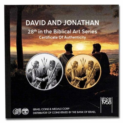 2024 Israel Proof Gold 10 Sheqalim David and Jonathan - 7