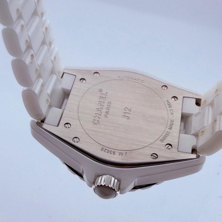 Chanel J12 Factory Diamond Dial Diamond Bezel H2013 42mm Automatic White Ceramic - 4