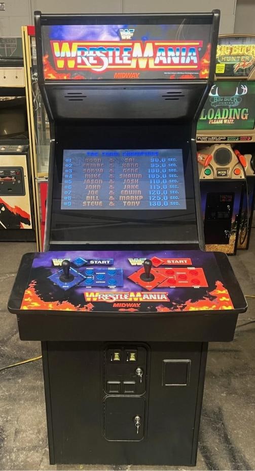 WRESTLEMANIA ARCADE MACHINE by MIDWAY 1995 (Excellent Condition) (1 of 12)
