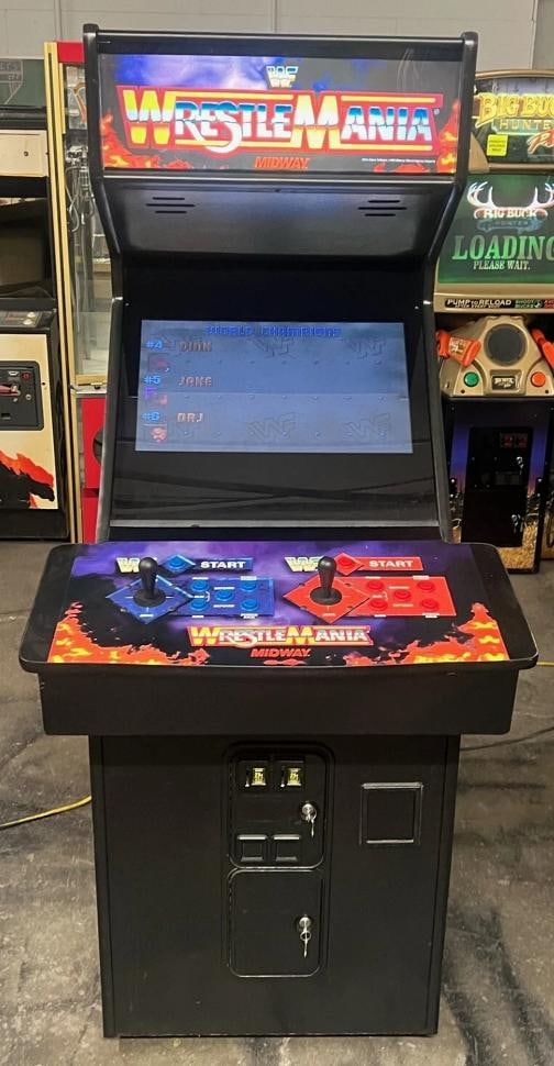 WRESTLEMANIA ARCADE MACHINE by MIDWAY 1995 (Excellent Condition) - 7