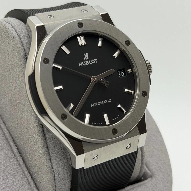 Hublot Classic Fusion 511.NX.1171.LR 45mm Black Dial Titanium Box Receipt - 3