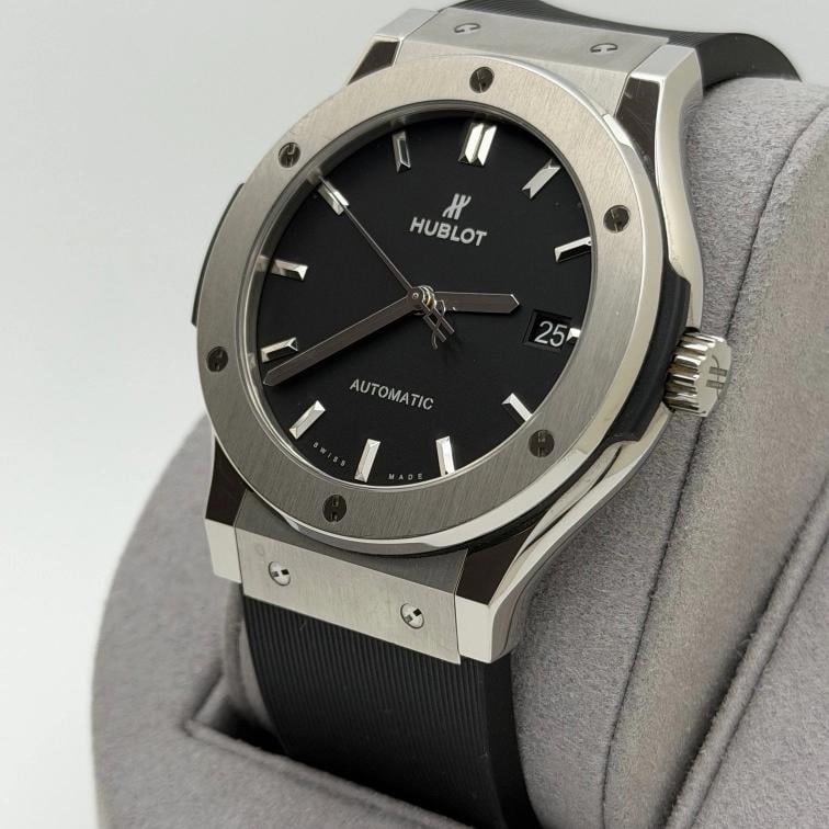 Hublot Classic Fusion 511.NX.1171.LR 45mm Black Dial Titanium Box Receipt - 7