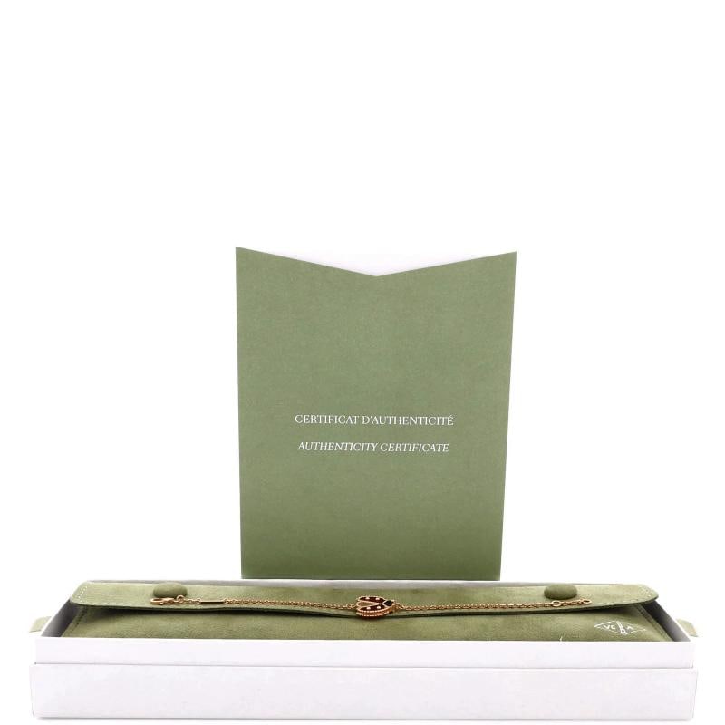 Van Cleef & Arpels Lucky Spring Open Wings Ladybug Bracelet 18K Rose Gold - 2