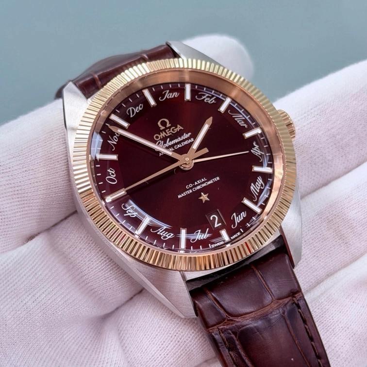 Omega Globemaster Annual Calendar 130.23.41.22.11.001 18K Sedna Gold Box Papers - 3