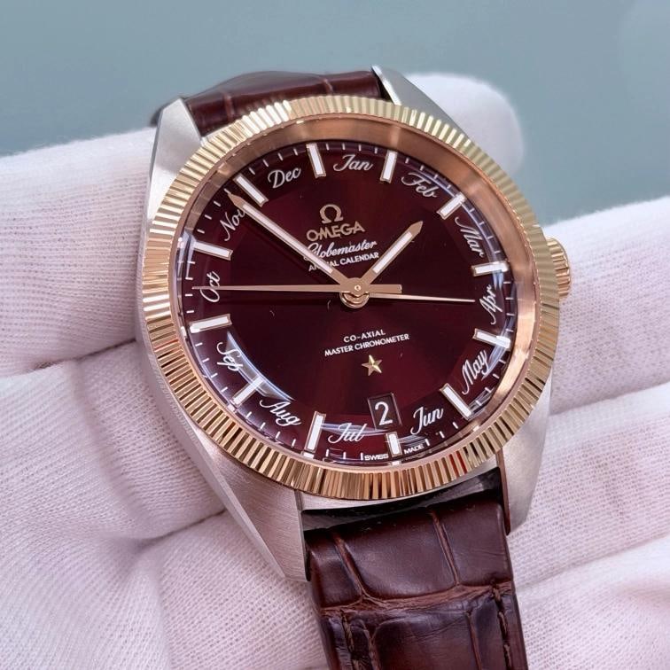 Omega Globemaster Annual Calendar 130.23.41.22.11.001 18K Sedna Gold Box Papers - 4