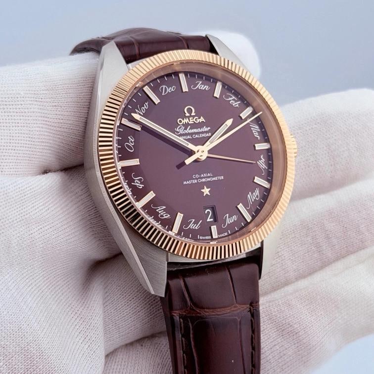 Omega Globemaster Annual Calendar 130.23.41.22.11.001 18K Sedna Gold Box Papers - 5